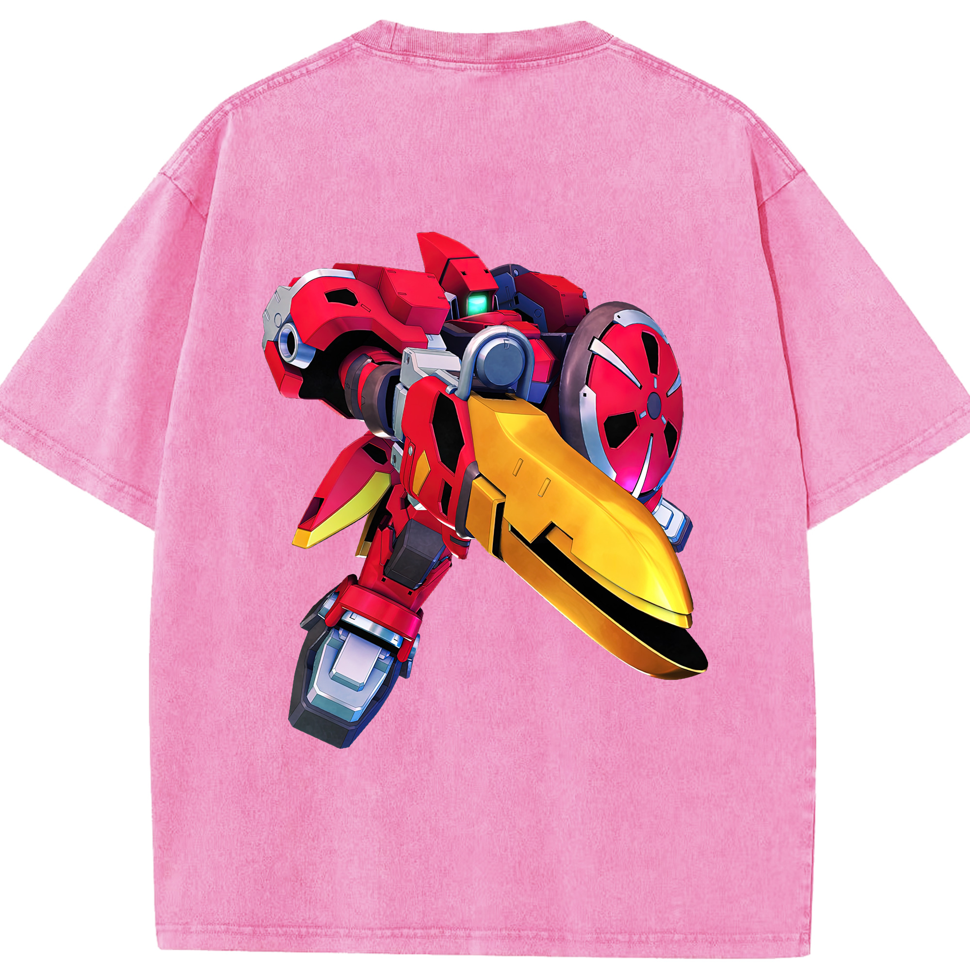 （画像用） 機動戦士ガンダム Mobile Suit Gundam 綿100% ヴィンテージ風 半袖Tシャツ（背面プリント）